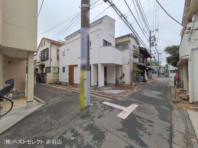 東京都北区滝野川６丁目の新築戸建て外構写真 2026年1月6日撮影