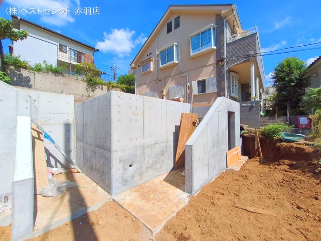 東京都板橋区中台1丁目の新築戸建て基礎写真 2025年9月23日撮影