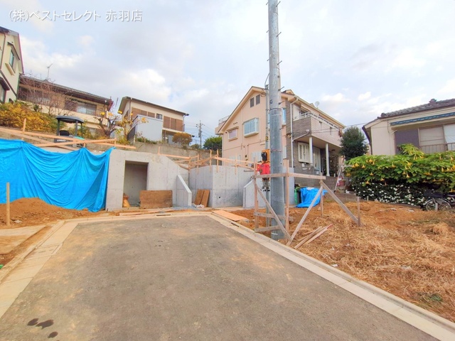 東京都板橋区中台１丁目の新築戸建て基礎写真 2025年12月10日撮影