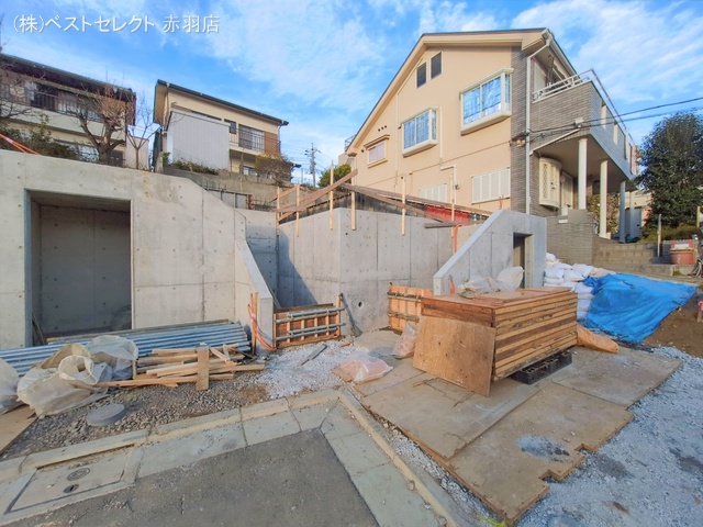 東京都板橋区中台1丁目の新築戸建て基礎写真 2026年1月14日撮影