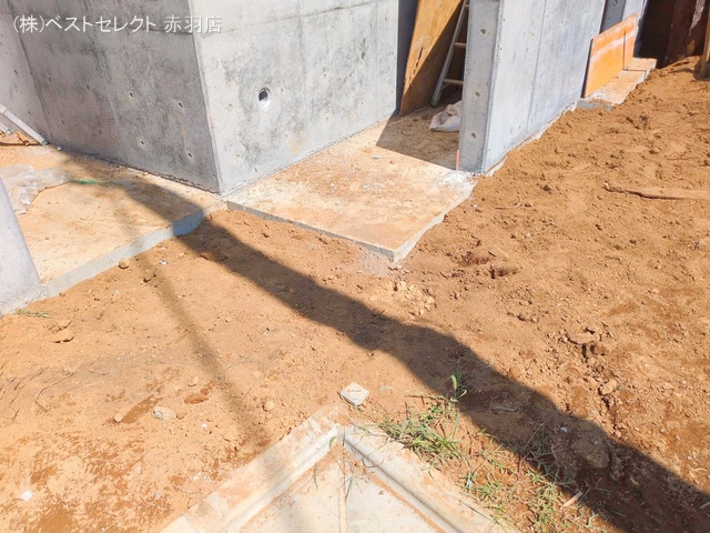 東京都板橋区中台1丁目の新築戸建て基礎写真 2025年9月23日撮影