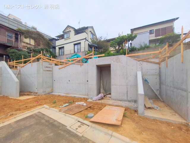 東京都板橋区中台1丁目の新築戸建て基礎写真 2025年10月9日撮影