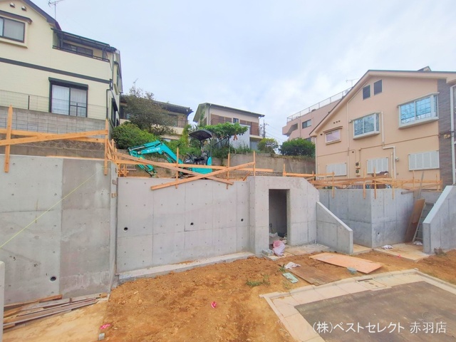 東京都板橋区中台1丁目の新築戸建て基礎写真 2025年10月9日撮影