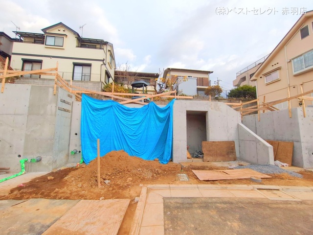 東京都板橋区中台１丁目の新築戸建て基礎写真 2025年12月10日撮影