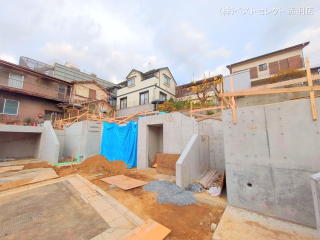 東京都板橋区中台１丁目の新築戸建て基礎写真 2025年12月10日撮影