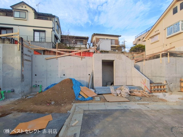 東京都板橋区中台１丁目の新築戸建て基礎写真 2026年1月14日撮影