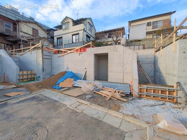 東京都板橋区中台１丁目の新築戸建て基礎写真 2026年1月14日撮影