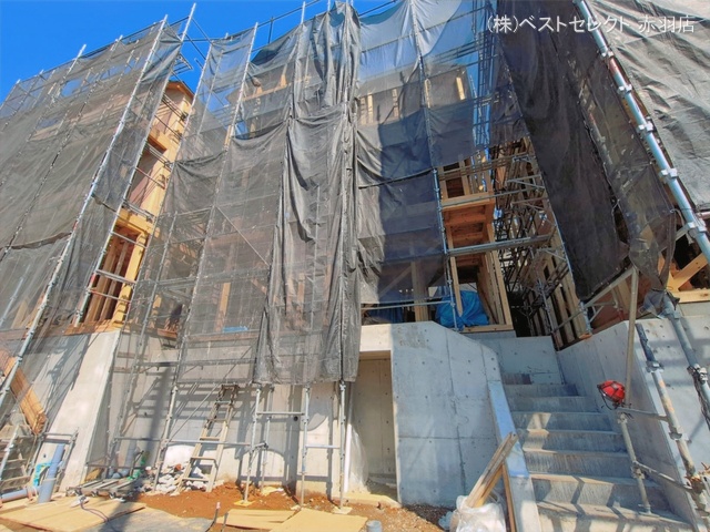 東京都板橋区中台１丁目の新築戸建て上棟写真 2026年4月2日撮影