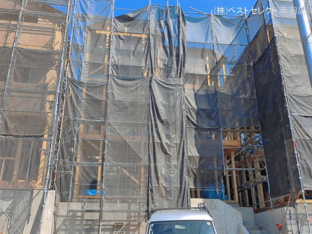 東京都板橋区中台１丁目の新築戸建て上棟写真 2026年4月2日撮影