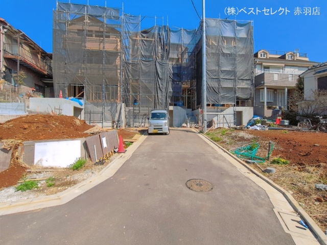 東京都板橋区中台１丁目の新築戸建て上棟写真 2026年4月2日撮影