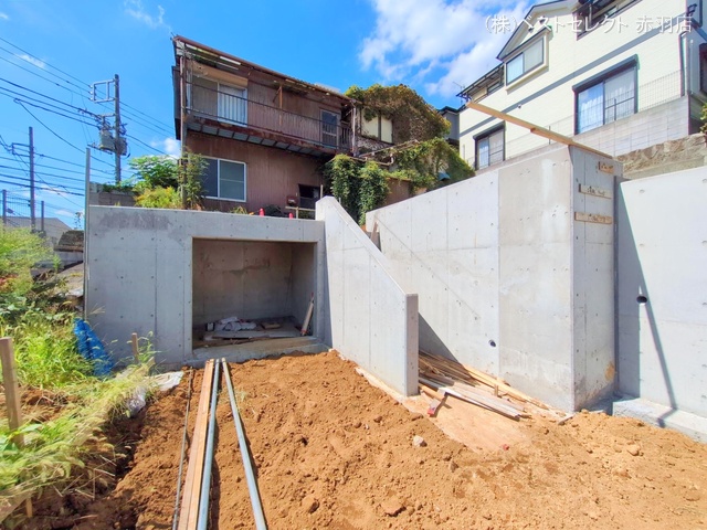 東京都板橋区中台1丁目の新築戸建て基礎写真 2025年9月23日撮影