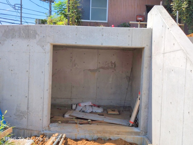 東京都板橋区中台1丁目の新築戸建て基礎写真 2025年9月23日撮影