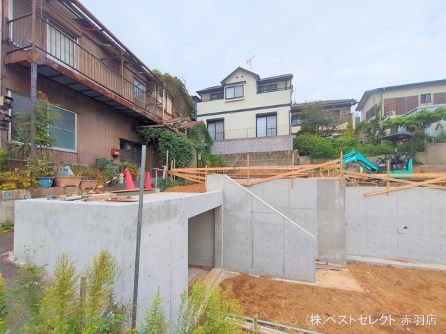 東京都板橋区中台1丁目の新築戸建て基礎写真 2025年10月9日撮影