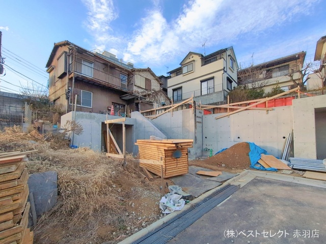 東京都板橋区中台１丁目の新築戸建て基礎写真 2026年1月14日撮影