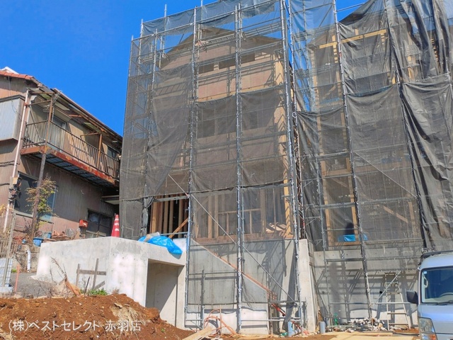 東京都板橋区中台1丁目の新築戸建て上棟写真 2026年4月2日撮影