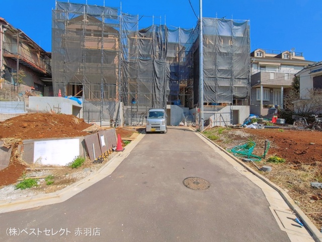 東京都板橋区中台1丁目の新築戸建て上棟写真 2026年4月2日撮影