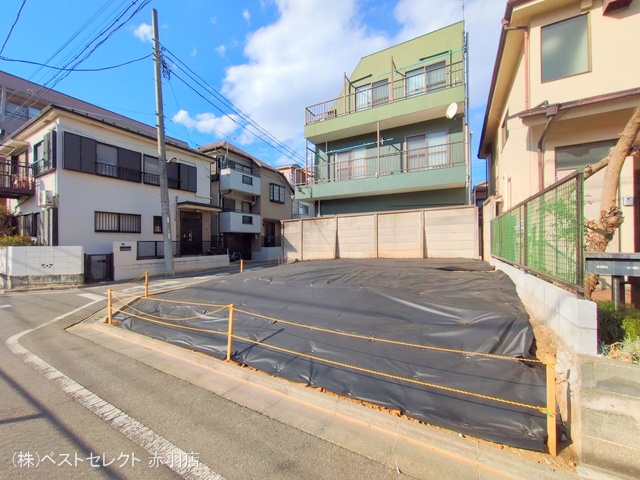 東京都板橋区徳丸3丁目の新築戸建て更地・土地写真 2025年2月17日撮影