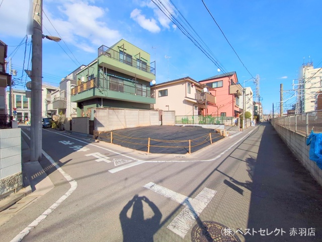 東京都板橋区徳丸3丁目の新築戸建て更地・土地写真 2025年2月17日撮影