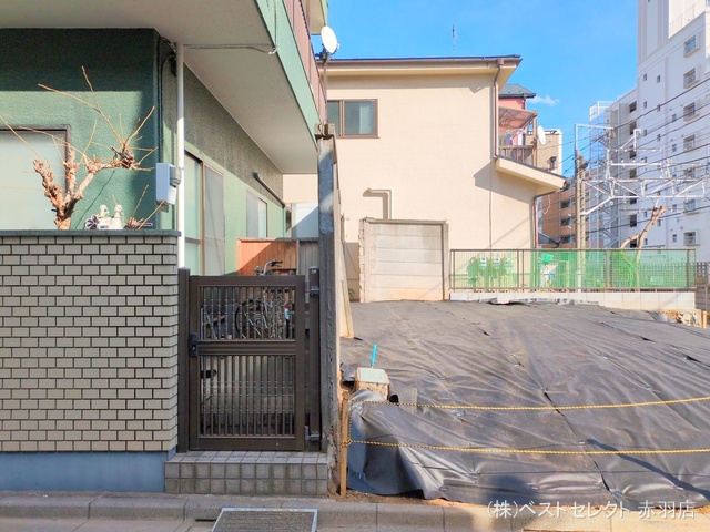 東京都板橋区徳丸3丁目の新築戸建て更地・土地写真 2025年2月17日撮影