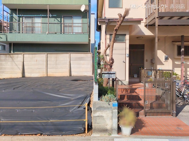 東京都板橋区徳丸3丁目の新築戸建て更地・土地写真 2025年2月17日撮影