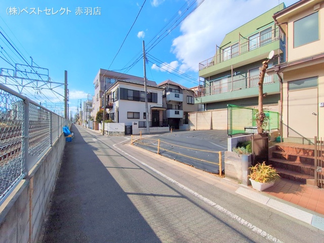 東京都板橋区徳丸3丁目の新築戸建て更地・土地写真 2025年2月17日撮影