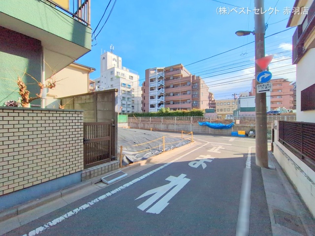 東京都板橋区徳丸3丁目の新築戸建て更地・土地写真 2025年2月17日撮影