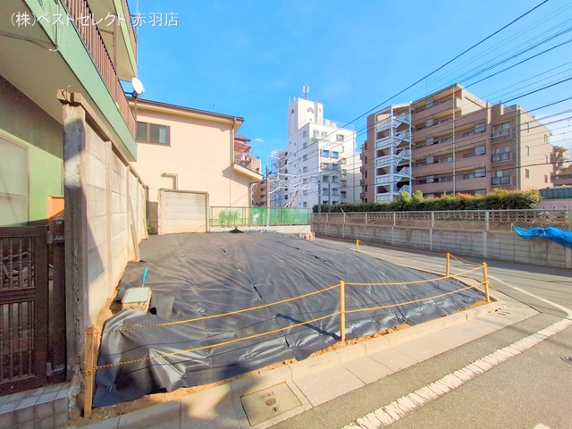 東京都板橋区徳丸3丁目の新築戸建て更地・土地写真 2025年2月17日撮影