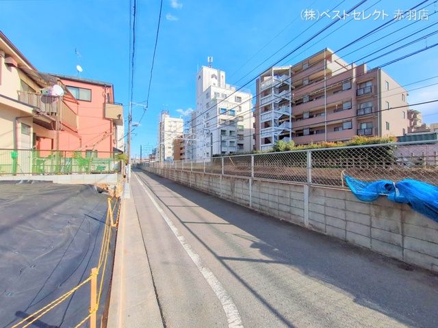 東京都板橋区徳丸3丁目の新築戸建て更地・土地写真 2025年2月17日撮影