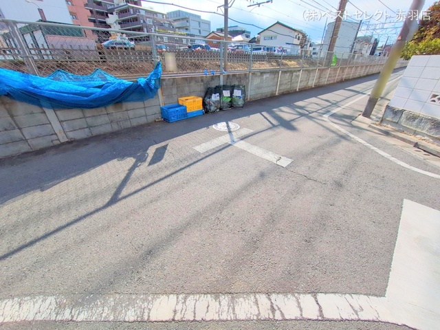 東京都板橋区徳丸3丁目の新築戸建て更地・土地写真 2025年2月17日撮影