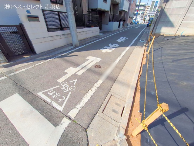 東京都板橋区徳丸3丁目の新築戸建て更地・土地写真 2025年2月17日撮影