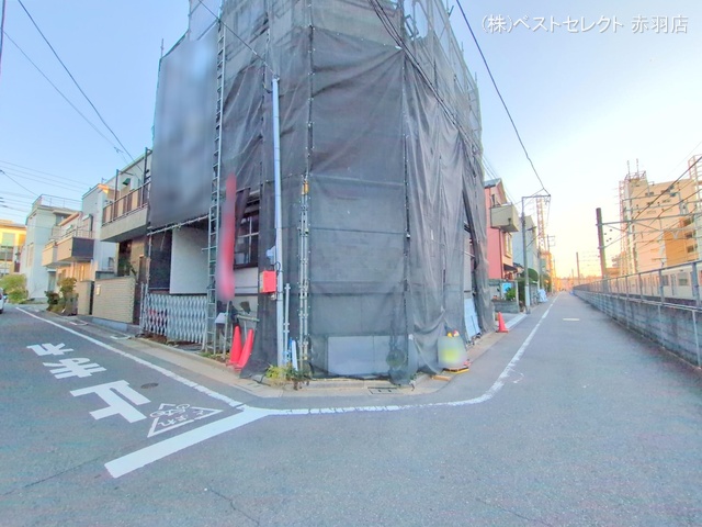 東京都板橋区徳丸３丁目の新築戸建てシート写真 2025年12月17日撮影