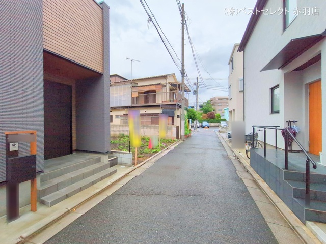 東京都板橋区坂下1丁目の新築戸建て更地・土地写真 2025年6月23日撮影