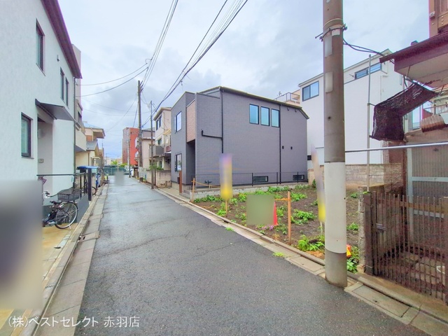 東京都板橋区坂下1丁目の新築戸建て更地・土地写真 2025年6月23日撮影