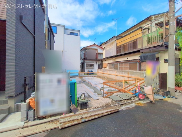 東京都板橋区坂下1丁目の新築戸建て基礎写真 2025年9月1日撮影