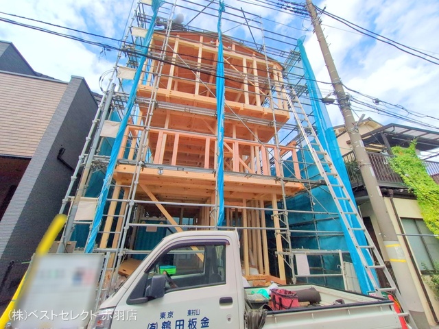 東京都板橋区坂下1丁目の新築戸建て上棟写真 2025年9月29日撮影