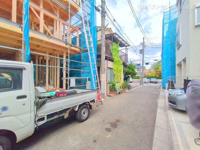 東京都板橋区坂下1丁目の新築戸建て上棟写真 2025年9月29日撮影
