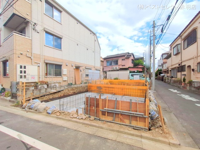 東京都北区豊島７丁目-新築戸建ての基礎写真