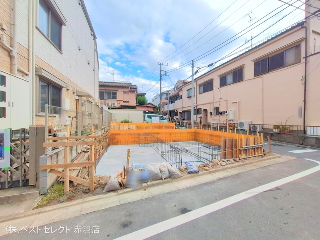 東京都北区豊島７丁目の新築戸建て基礎写真 2025年9月29日撮影