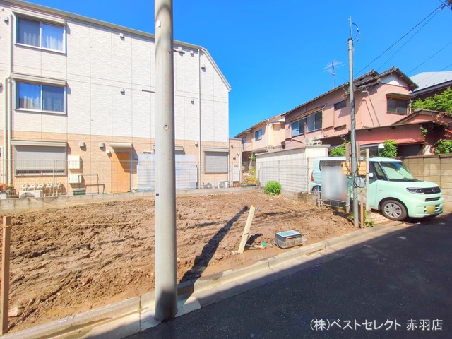 東京都北区豊島７丁目の新築戸建て更地・土地写真 2025年9月5日撮影