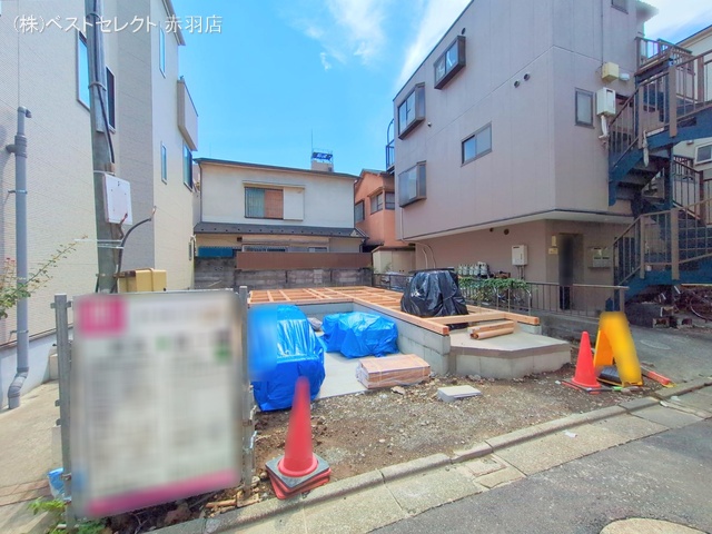東京都板橋区東坂下1丁目の新築戸建て基礎写真 2025年9月5日撮影