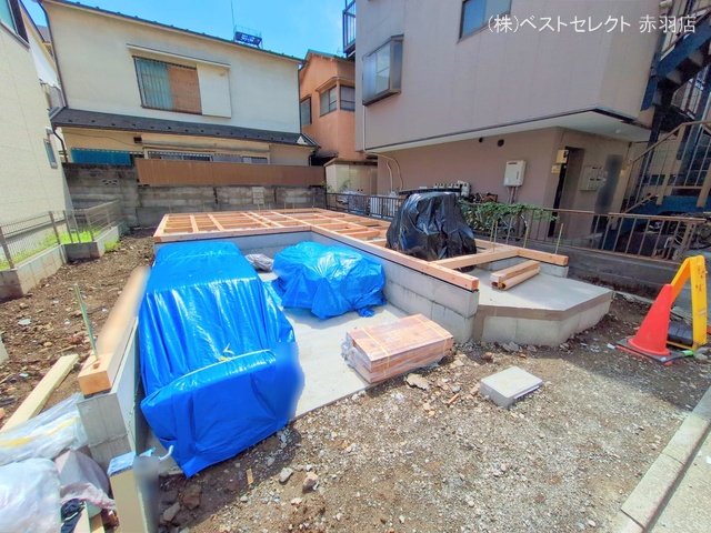 東京都板橋区東坂下1丁目の新築戸建て基礎写真 2025年9月5日撮影