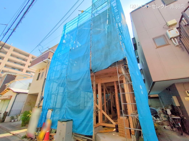 東京都板橋区東坂下１丁目-新築戸建ての上棟写真