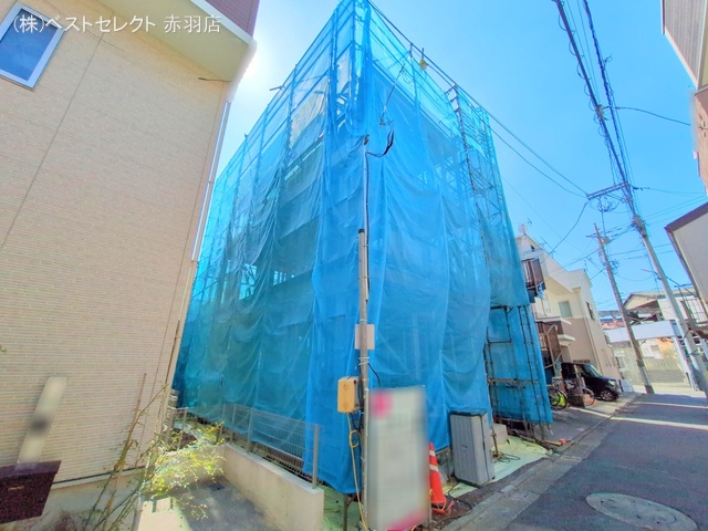 東京都板橋区東坂下1丁目の新築戸建て上棟写真 2025年9月25日撮影