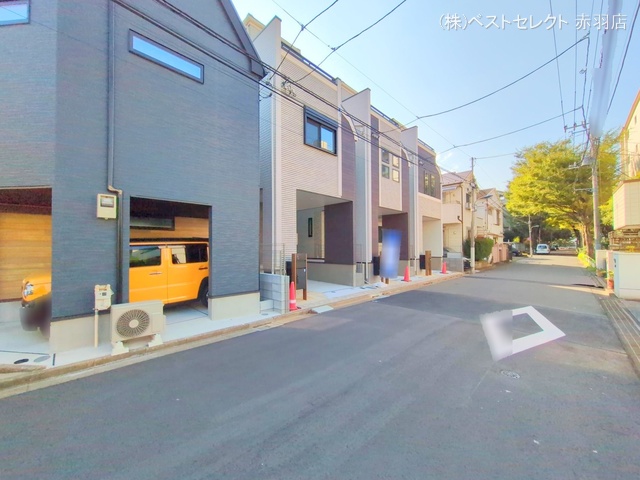東京都北区赤羽北3丁目の新築戸建て完成写真 2025年9月16日撮影