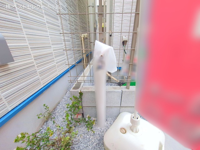 東京都板橋区赤塚新町3丁目の新築戸建て外構写真 2025年10月1日撮影