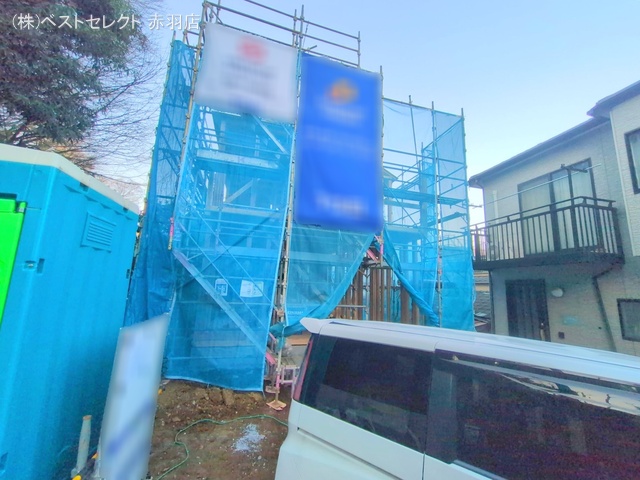 東京都板橋区成増４丁目の新築戸建て上棟写真 2025年12月22日撮影