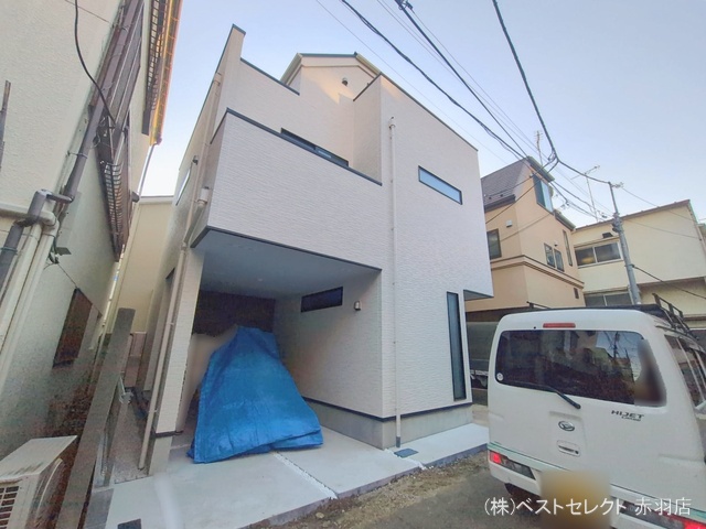 東京都板橋区大谷口北町の新築戸建て外構写真 2026年1月13日撮影