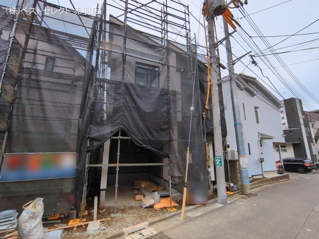 東京都練馬区田柄4丁目の新築戸建てシート写真 2026年3月1日撮影