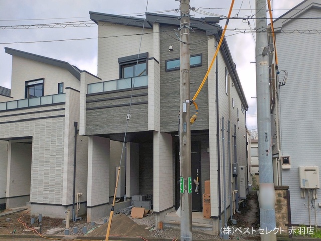 東京都練馬区田柄４丁目の新築戸建て外構写真 2026年3月25日撮影