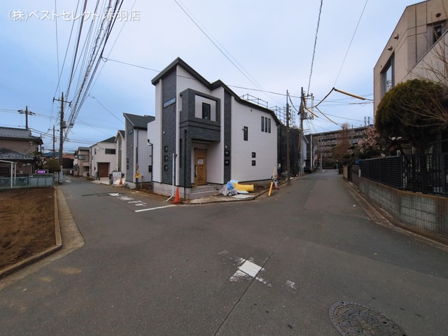 東京都練馬区田柄4丁目の新築戸建て外構写真 2026年3月1日撮影